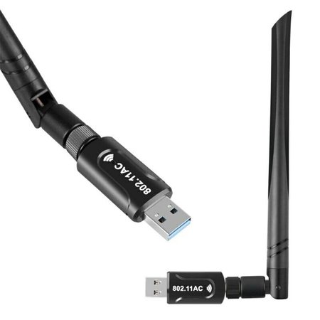SANOXY 1200Mbps Wireless USB Wifi Adapter Dongle Dual Band 2.4G/5GHz w/Antenna WHZ-144460629859